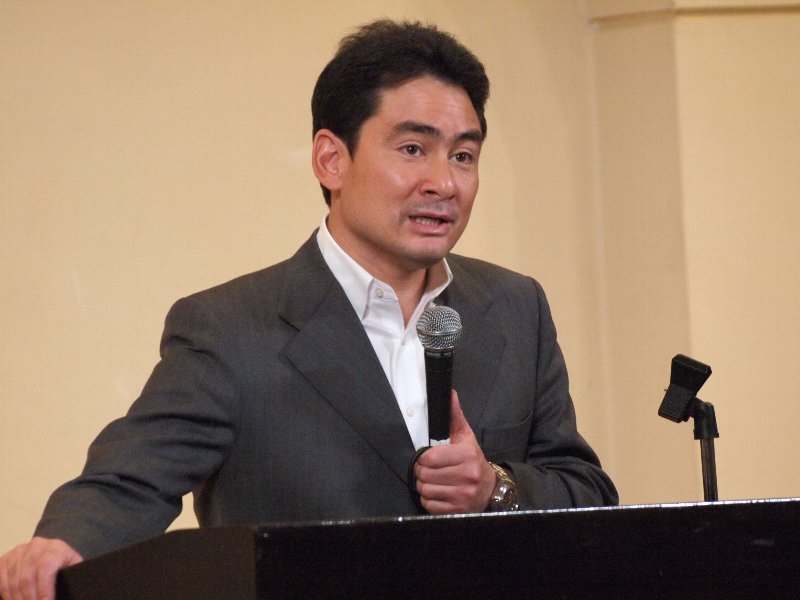 野口健さんのチャリティー講演会で寄付をいただきました！