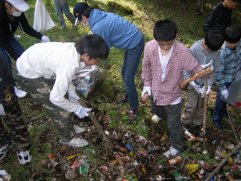 世田谷区立桜丘中学校１年生と清掃活動を実施しました！