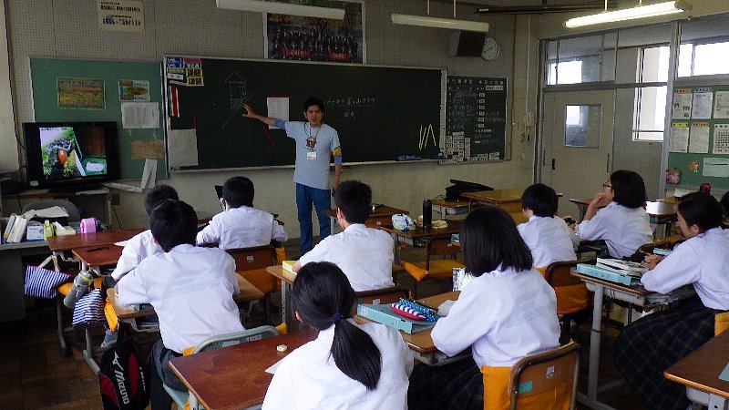 富士宮市立富士宮第一中学校で富士山学習実施！！