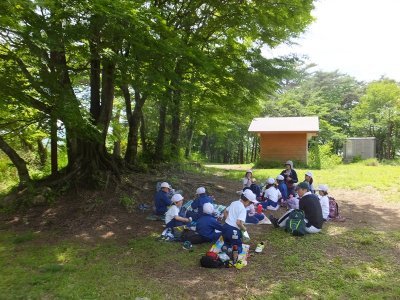 富士河口湖町立西浜小学校3年生と足和田山登山！